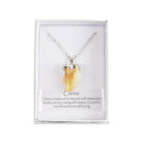 British Fossils Crystal Point Pendant (1pc Random Style)