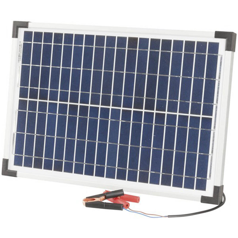 12V Monocrystalline Solar Panel with Clips/Lead