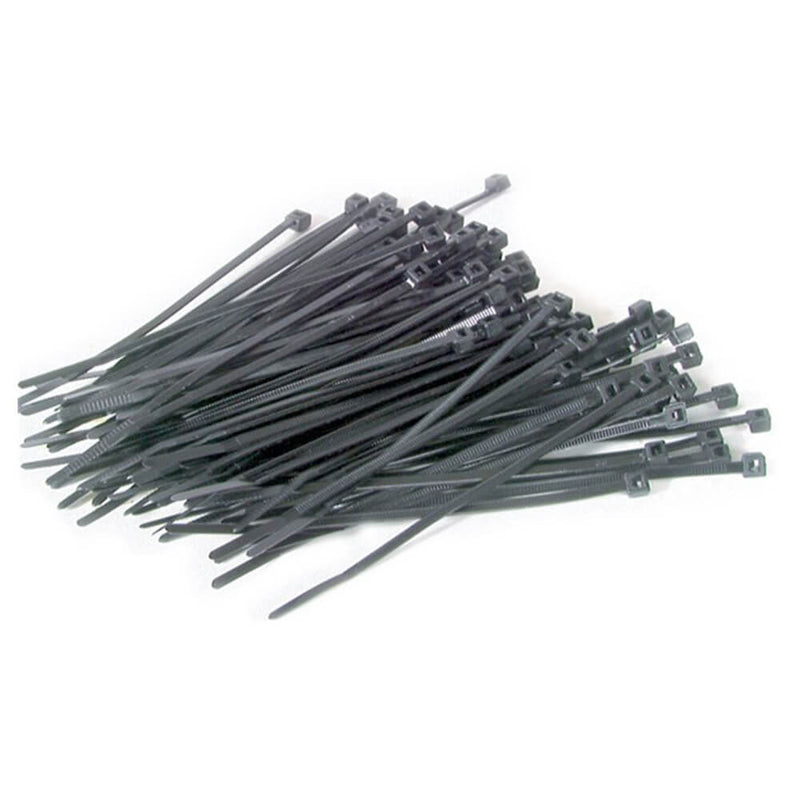 150x3.6mm Black Cable Tie 15 Pieces Pack