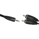 Stereo Audio Cable (3.5mm Plug to 2 x RCA Plug 5m)