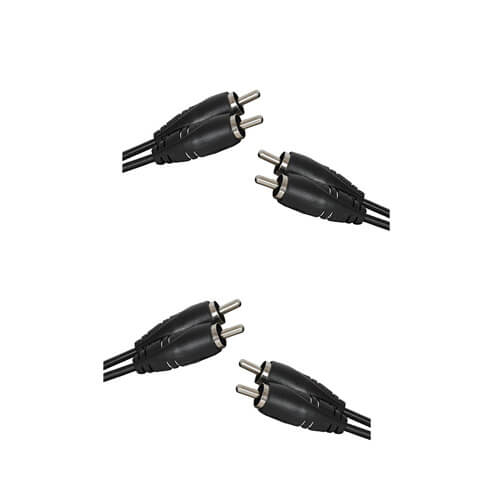 2 x RCA Plugs to 2 x RCA Plugs Audio Cable