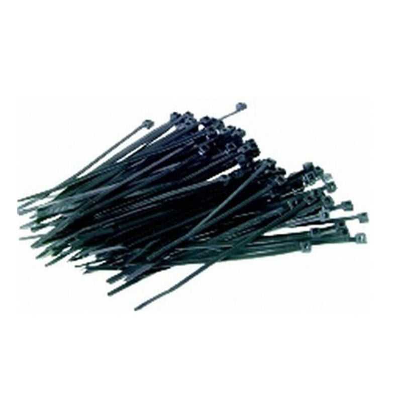 200x3.2mm Black Cable Ties (500 Pieces Pack)