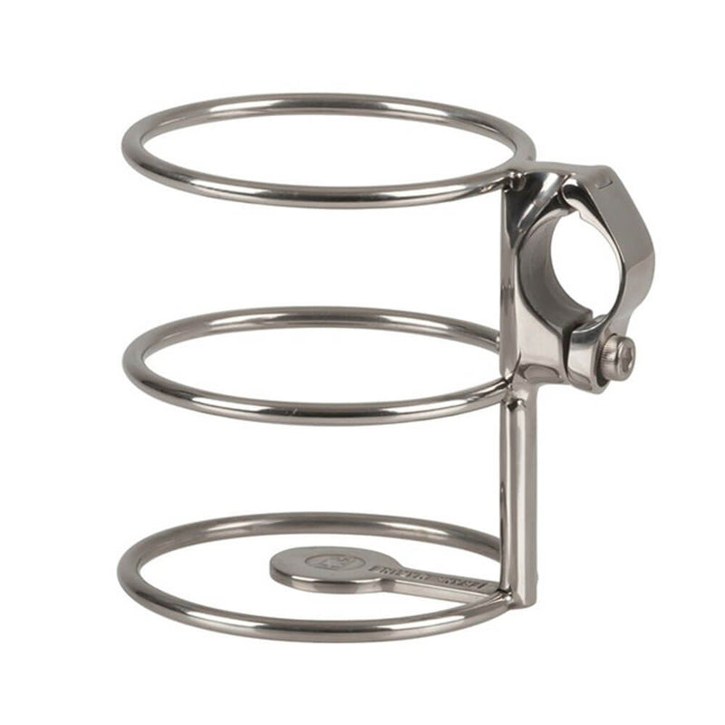 25mm Stainless Steel Fixed Rail Mount Drink Holder