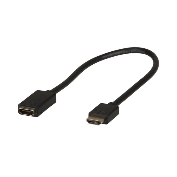 HDMI 2.0 Plug to Socket Audio Visual Cable 30cm