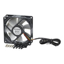 Ventilador de caja de rodamientos hidrodinámico silencioso Duratech 12 VCC