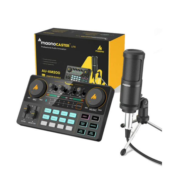 Maonocaster All in One Podcast Production Studio with Mic