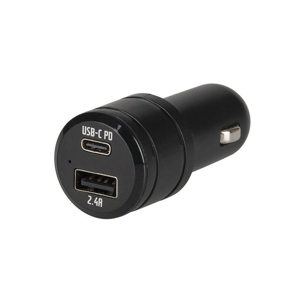 USB Car Cigarette Adaptor 32W (Type-C and A)