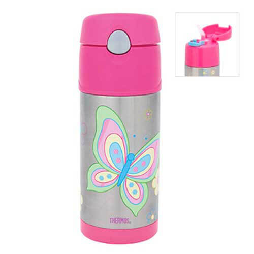 Thermos Stainless Steel Kids Butterfly Funtainers