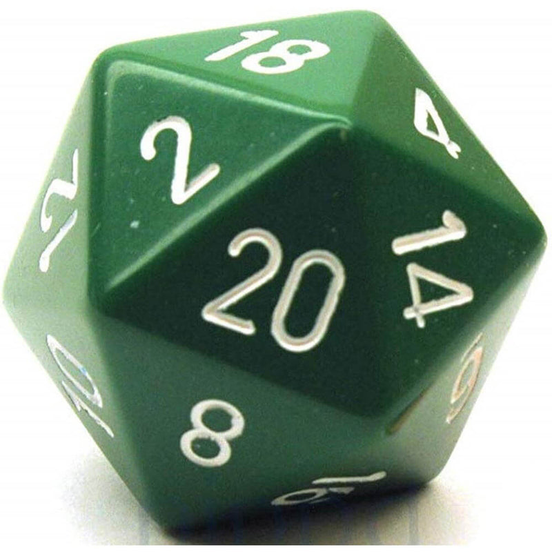  Dados D20 Opacos (34mm)