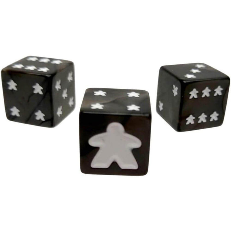  Juego de dados Meeple D6