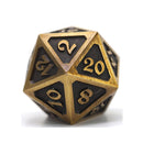  D20 Die Hard Dice Metal Mythica Battleworn (individual)
