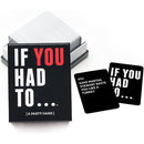 If You Had To Card Game