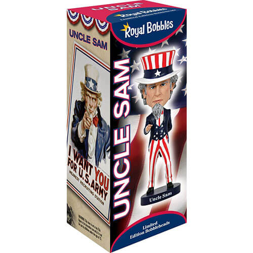 Bobblehead Uncle Sam 8' Figure