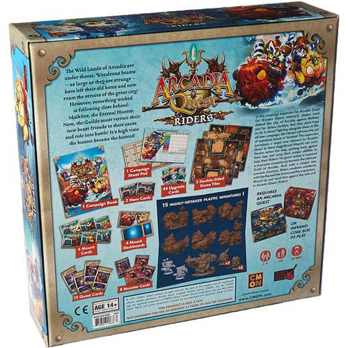 Arcadia Quest Riders Board Game