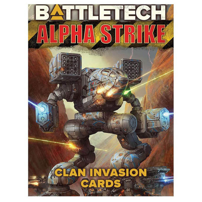 BattleTech RPG Alpha Strike Clan Invasion Cards