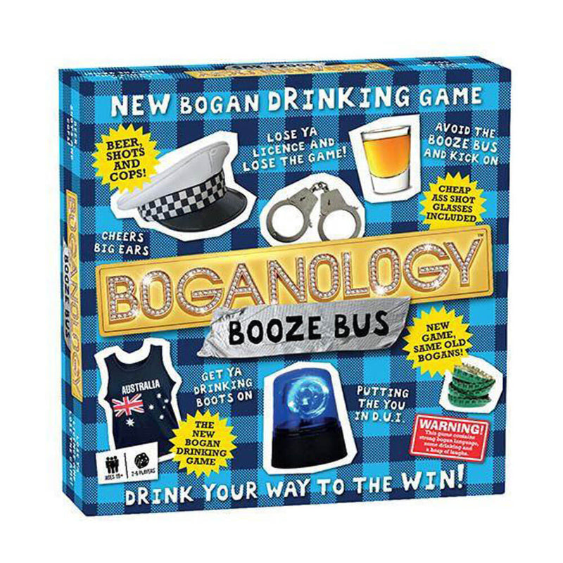 Boganology Booze Bus Board Game