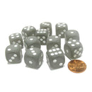  Dados D6 Esmerilados 16mm (12 Dados)