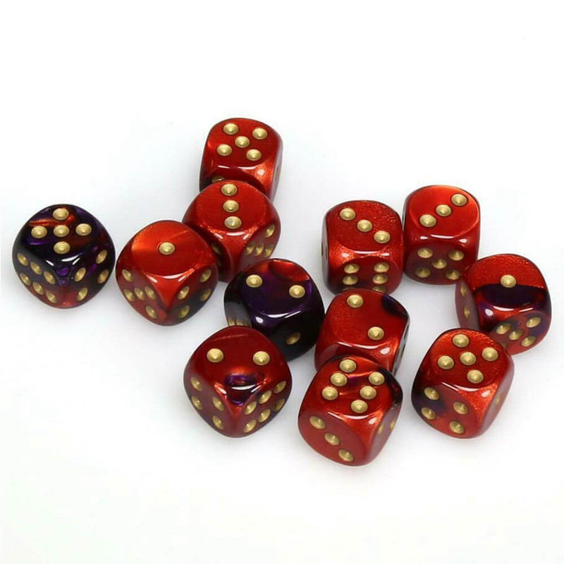  D6 Dados Géminis 16mm (12 Dados)