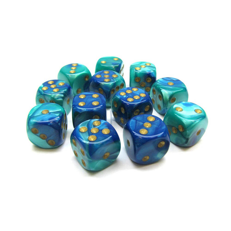  D6 Dados Géminis 16mm (12 Dados)