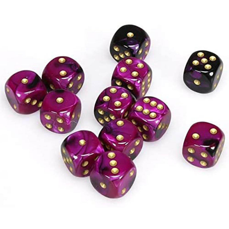  D6 Dados Géminis 16mm (12 Dados)