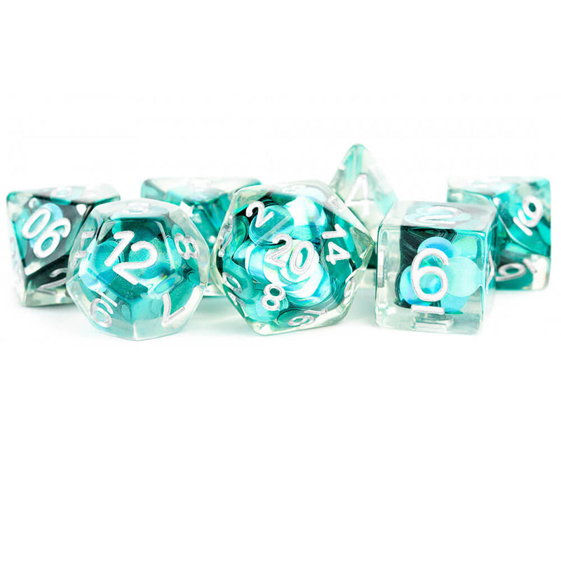  Juego de dados poliédricos de resina MDG de 16 mm