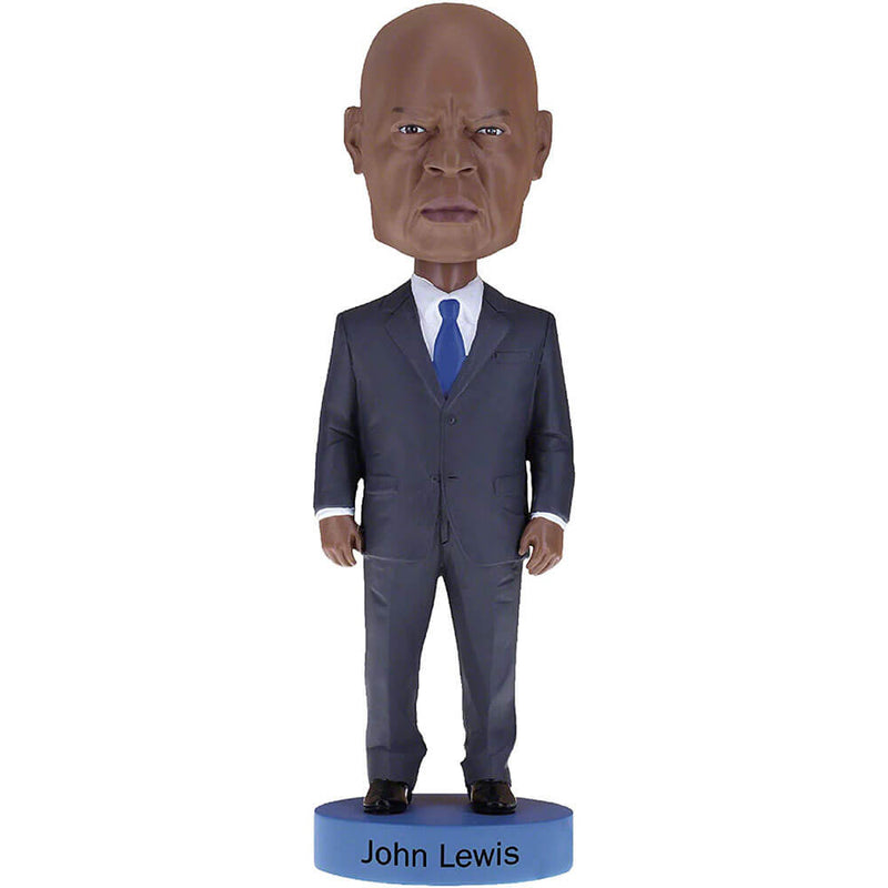 Bobblehead John Lewis Figure w/ Autographed Collector Card