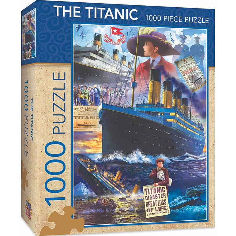  Rompecabezas Masterpieces Titanic de 1000 piezas