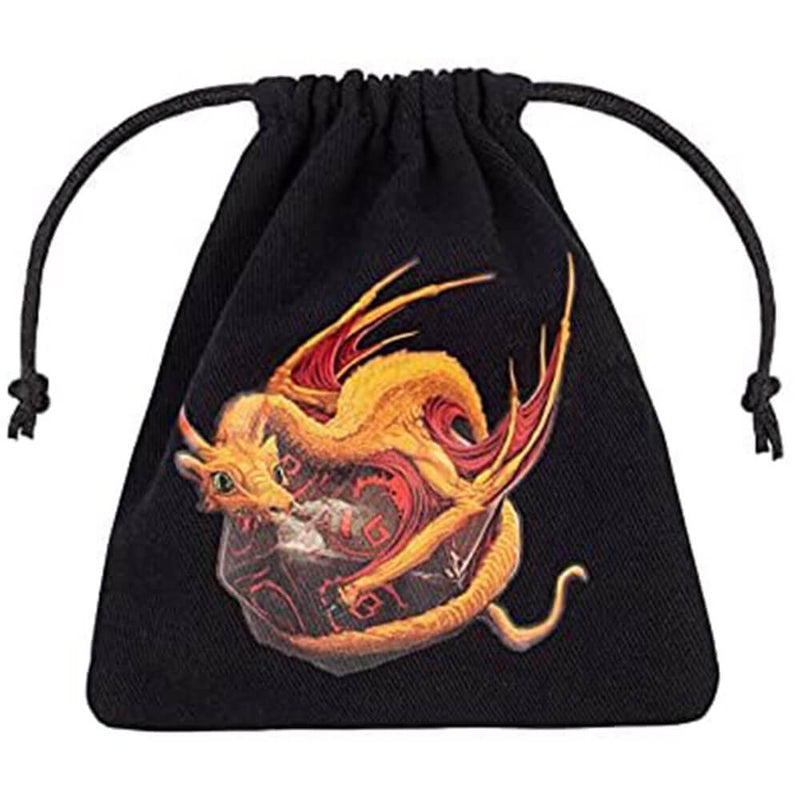 Adorable Dragon Dice Bag (Black)