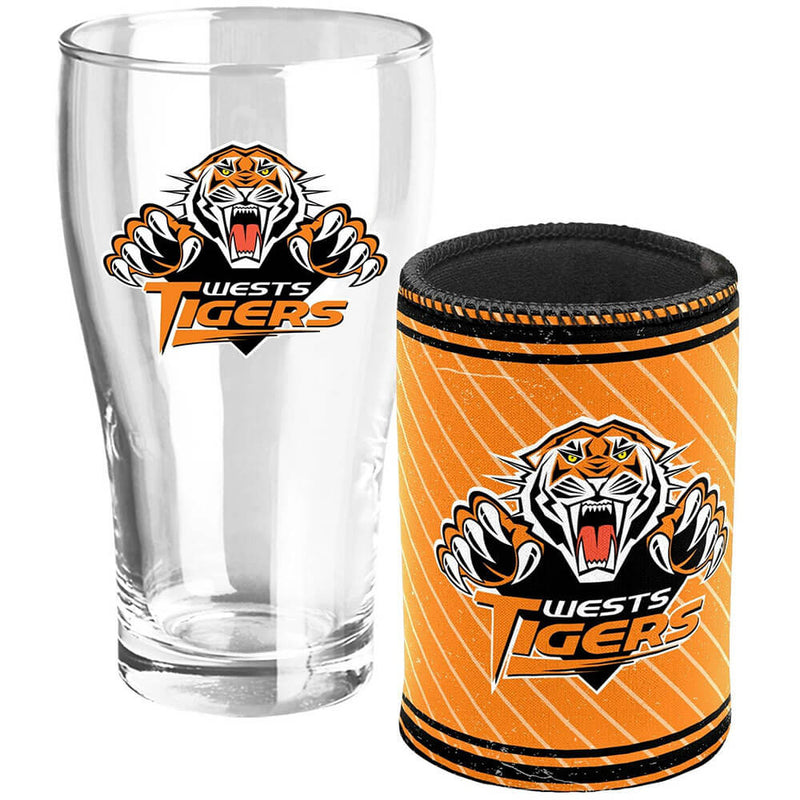  Paquete de enfriador de latas y vaso de pinta Heritage de NRL