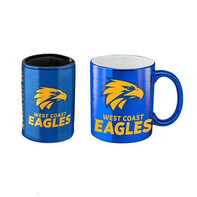 AFL Metallic Coffee Mug & Can Cooler Pack