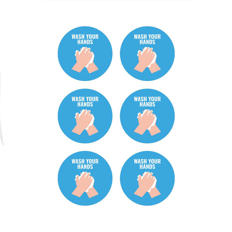 Avery Wash Your Hands Label A4 5pk (6/sheet)