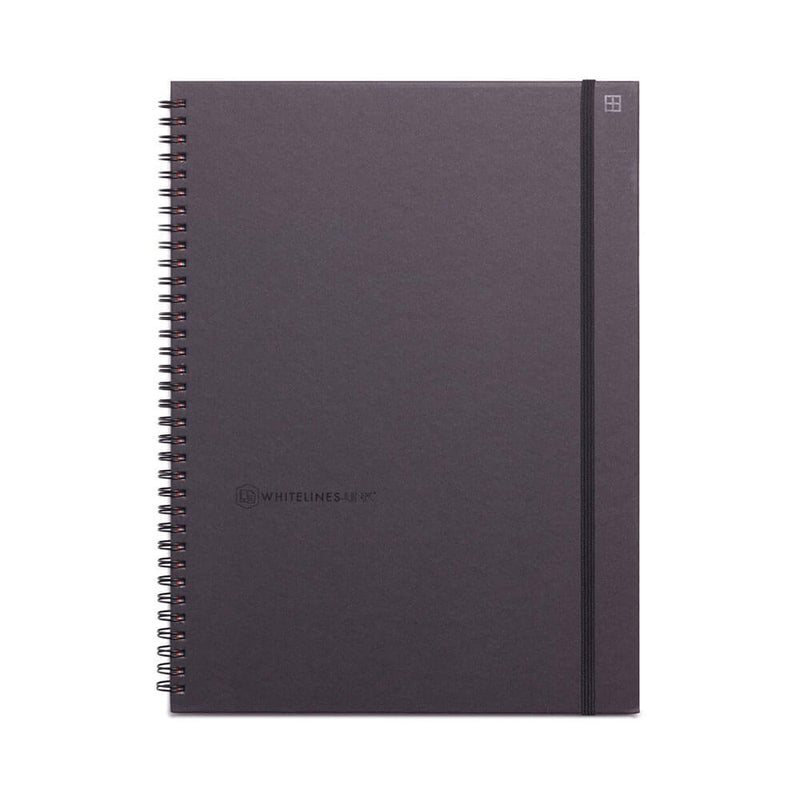  Whitelines Cuaderno Espiral A4 Negro 160 páginas