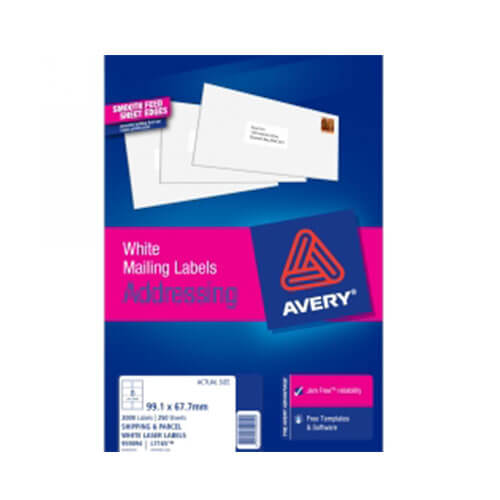 Avery Parcel Laser Label 250pk