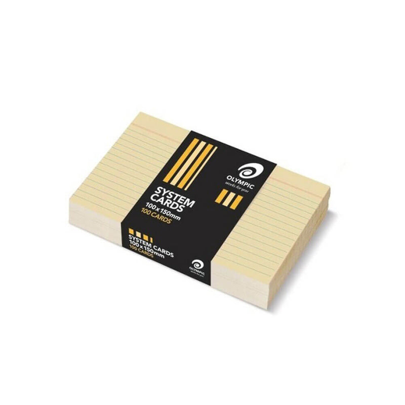  Tarjetas del sistema de reglas olímpicas (paquete de 100) 6x4