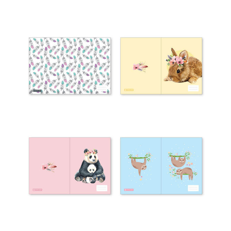  School Buzz Fundas para álbumes de recortes con diseños mixtos A4, paquete de 24