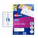 Avery Laser Address Label White (100pk)