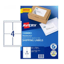 Avery Shipping Label White 100pk