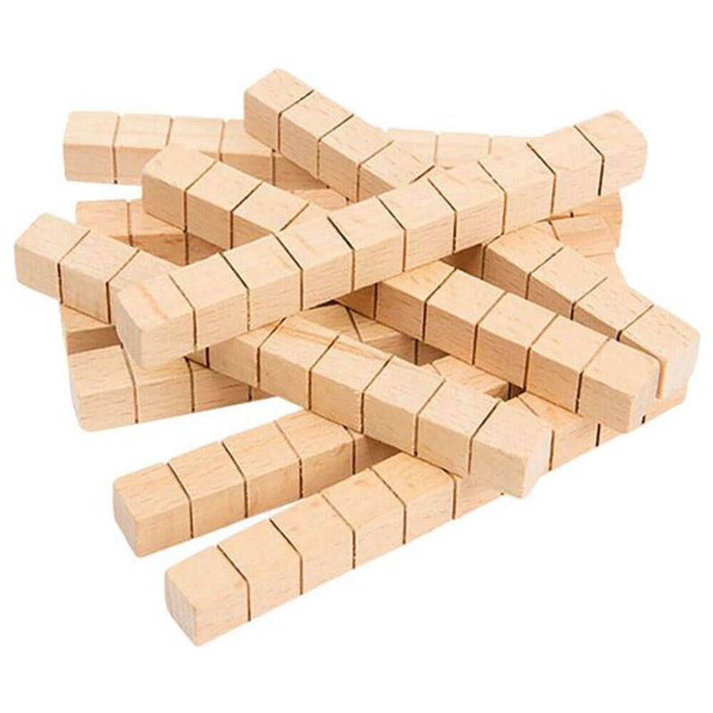  Aprender puede ser divertido Cubos de madera para contar