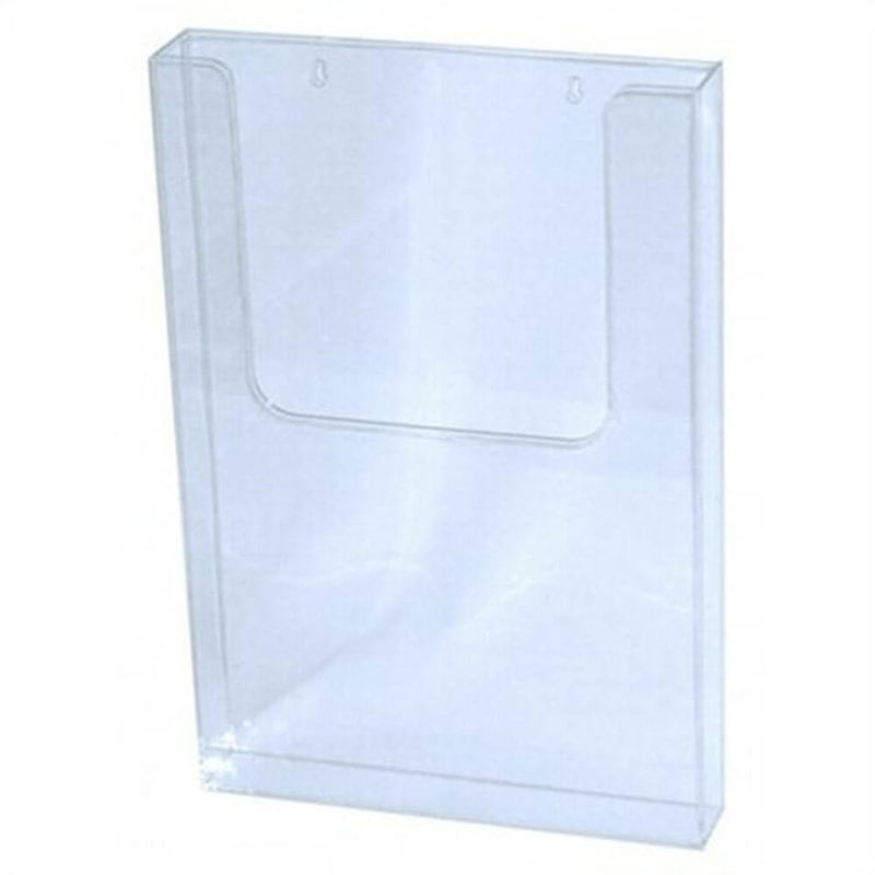  Soporte para folletos de pared vertical Deflecto (transparente)