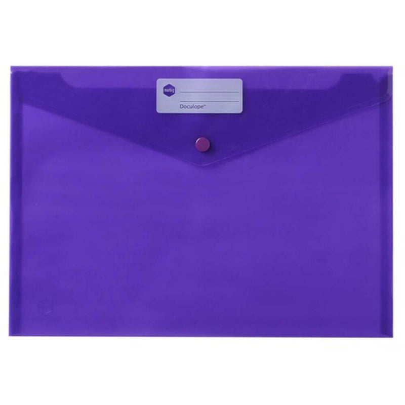 Portadocumentos con cierre de botón Marbig (A4)