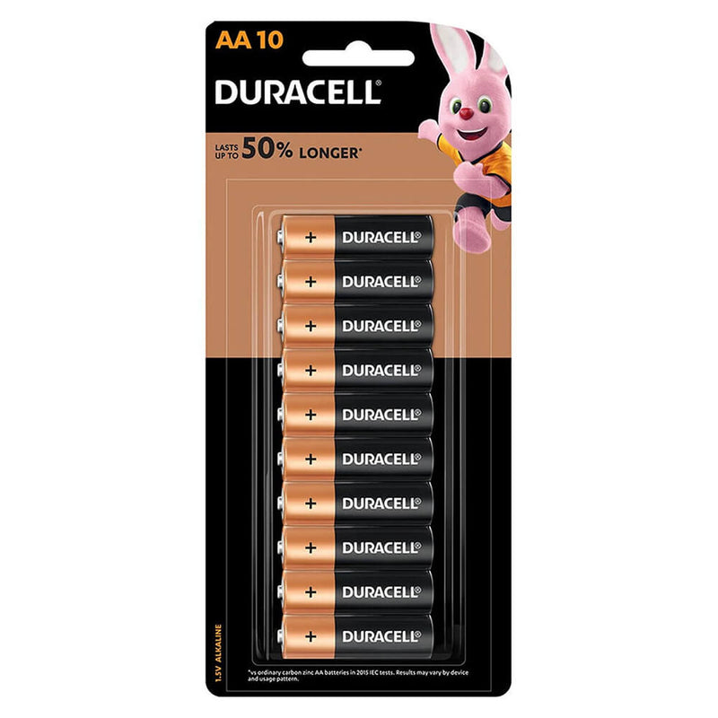 Pilas alcalinas Duracell (AA)
