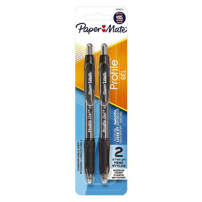  Bolígrafo retráctil de gel Paper Mate Profile de 0,7 mm (paquete de 2)