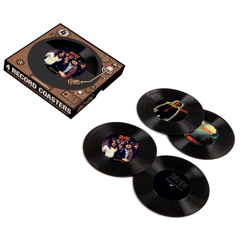 ACDC 45 Record Coasters
