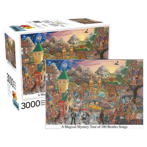 A Magical Mystery Tour of 100 Beatles Songs 3000pc Puzzle