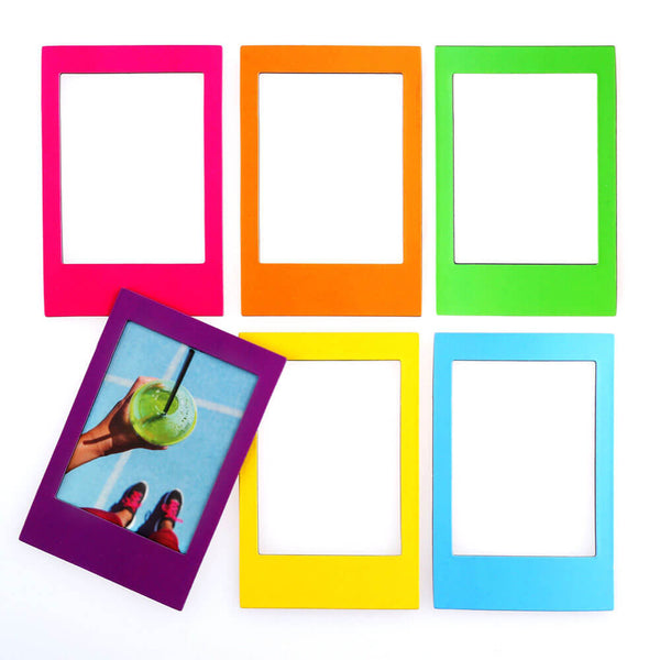 Mustard Rainbow Magnetic Polaroid Frames